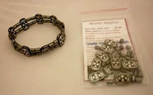 1 x Two Strand Hematite Stretch Bracelet Bead Kit-Healing Protection