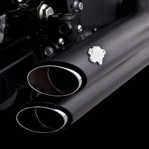 Vance & Hines Shortshots Staggered Exhaust - (Black) 2012 - 2017 Dyna