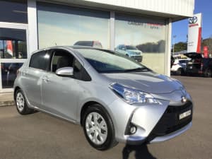 2017 Toyota Yaris NCP131R SX Silver 4 Speed Automatic Hatchback