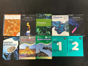 Selling ATAR Year 11&12 Textbooks- CHEMISTRY, HUMAN BIOLOGY, MATH APPS