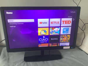 Working LED LCD TV 21.5 Full HD spots on the screenAlmost Free Price