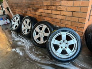 Holden Pre Ve Commodore 16 Inch Alloy Wheels with Tyres *Delivery*