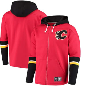 Calgary Flames NHL Breakaway Color Block Hoodie (Medium
