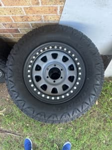 265/70/17 Monsta Terrain Gripper Tyres With Revolution Steel Wheels