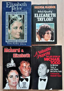 Hcover biography bks Elizabeth Taylor Richard Burton Mike Todd $15 ea