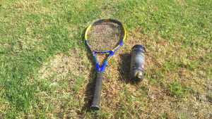 Tennis Racket and balls