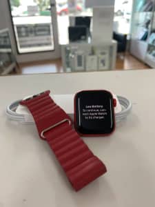 EXCELLENT APPLE WATCH SERIES 6 40MM LTE GPS RED WITH WARRANTY