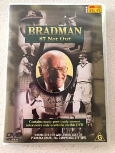 SIR DONALD BRADMAN DVD - 87 NOT OUT