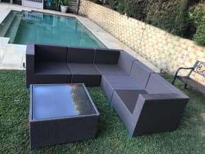 Outdoor furniture wicker Lounge set