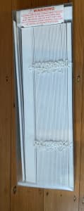 White wooden shutter/ venetian blind