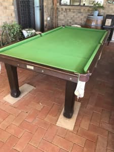 Antique Snooker/Billiard Table 