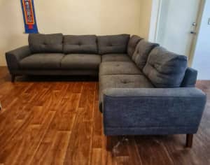 Grey colour sofa(almost new)-Size 2.7×2.7