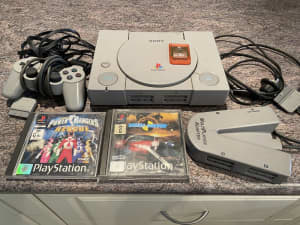 Sony ps1 with games