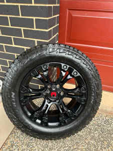 As new Pirelli Scorpion AT 265/60/18 tyre with monster rim for sale