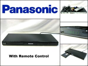 Panasonic DMP-BD75 Blu-ray DVD CD Disc Player USB HDMI Remote Control