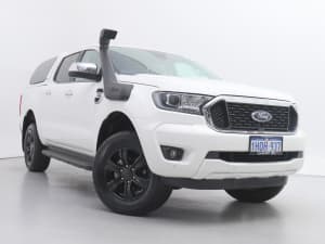 2021 Ford Ranger PX MkIII MY21.25 XLT 2.0 (4x4) White 10 Speed Automatic Double Cab Pick Up