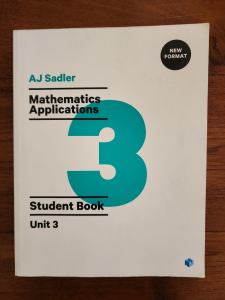 Mathmatics Applications Student Book Unit 3