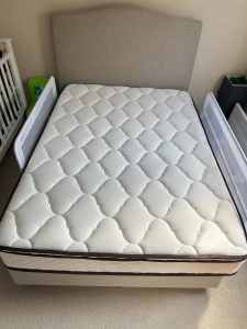 Double Size Mattress Bed (Virtually brand new)