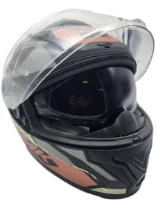 SMK Typhoon Motorcycle Helmet, Size: M