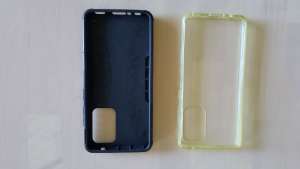 A couple of smartphone protective covers for Samsung A52
