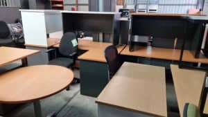 Office furniture desks chairs etc.  USED & NEW 7 DAYS From $45