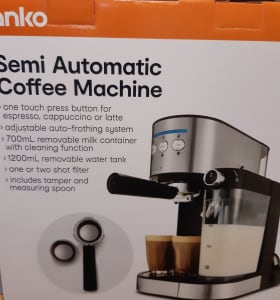 Coffee Machine Anko Semi Automatic