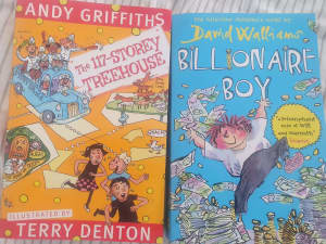 Kids books 117 Storey Treehouse and Billionaire Boy - NEW