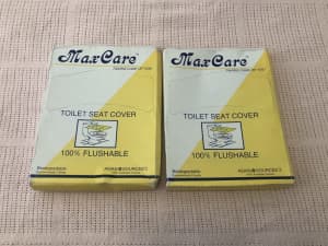 2 x 180 MaxCare toilet seat covers ~Brand New ~RRP $59.95