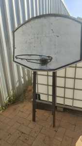 Basketball heavy duty hoop