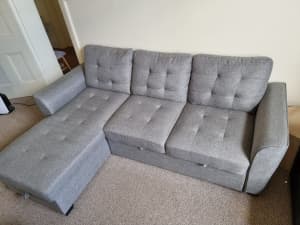 3 seater lounge with multiple extras