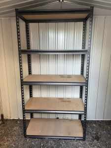 Adjustable Heavy Duty Five (5) Shelves Storage Unit