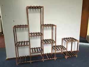 Timber plant stand