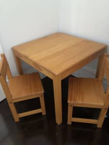 Children’s table and chairs