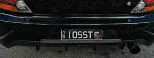 Number Plate. Brace Yourself 10SST