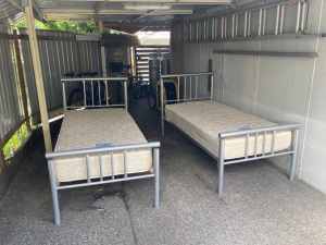 Two Single beds - As new: Never slept on !!