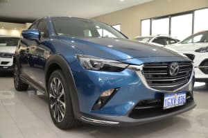 2019 Mazda CX-3 DK2W7A Akari SKYACTIV-Drive FWD Blue 6 Speed Sports Automatic Wagon