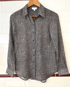 WITCHERY Chic L/S SHIRT, Sz 6, Exc Cond!