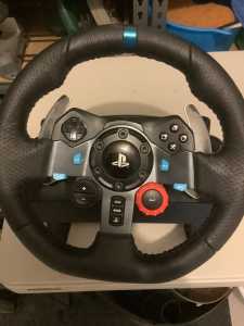 Logitech G29 wheel and pedals