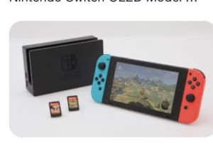 Nintendo switch console 