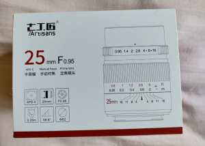 BRAND NEW 7Artisans 25mm f/0.95 lens for Fujifilm X-T5 X-H2 X-E4