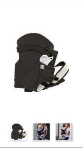 Reversible Baby Carrier With Attachable Bib