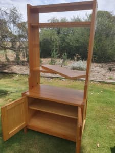 Pine bookcase/ cabinet 