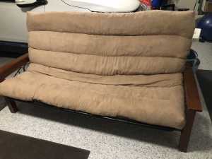 Futon Lounge Fold Down Double Bed