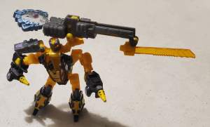2006 Transformers Cybertron Scrap metal Yellow Action Figure