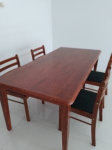 Natural Wooden Dining Table