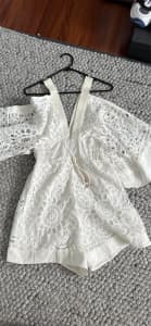 White Alice McCall jumpsuit size 8