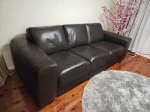 3 Seater Leather Sofa (FREE DELIVERY)