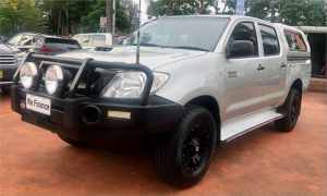 2011 Toyota Hilux KUN26R MY11 Upgrade SR (4x4) Silver 4 Speed Automatic Dual Cab Pick-up