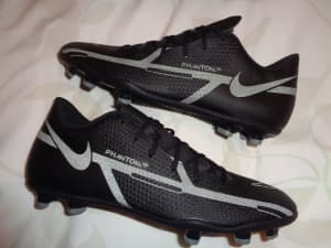 Nike Phantom GT2 Club MG Black Iron Grey Mens US 8 Football Boots
