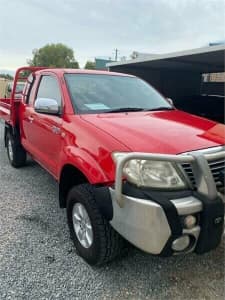 2009 Toyota Hilux GGN15R 08 Upgrade SR Red 5 Speed Manual Pickup